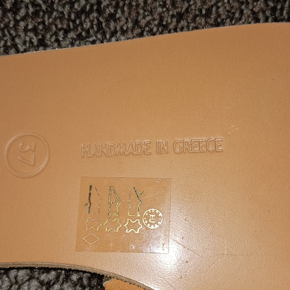 NWT AGS DESMOS STITCH SLIDE SANDALS - Picture 4 of 5